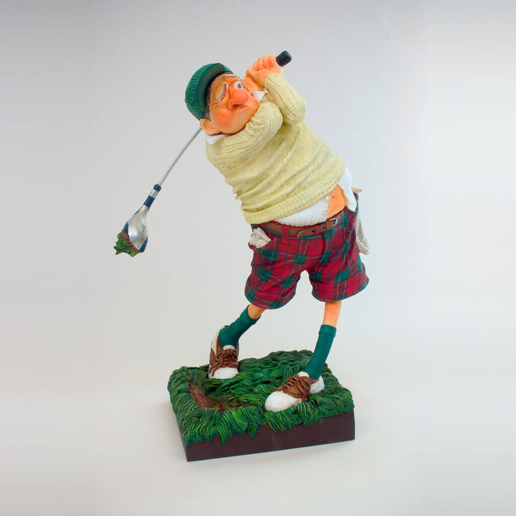 The Golfer Guillermo Forchino Kunst Humor
